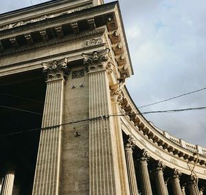 Low angle view of historical building