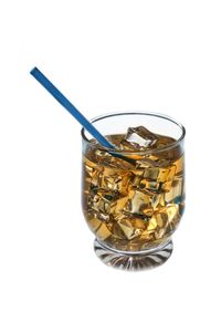 Close-up of wine glass against white background