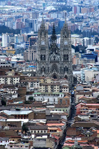 Aerial view of city