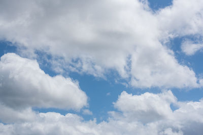 Low angle view of clouds in sky