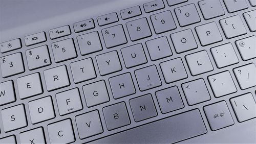 Close-up of computer keyboard