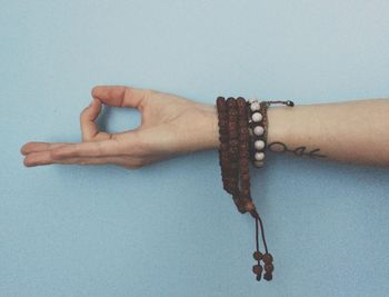 Close-up of hand holding camera