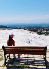 Minute of rest in pamukkale