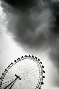 Low angle view of ferris wheel