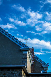 Low angle view of built structure against sky