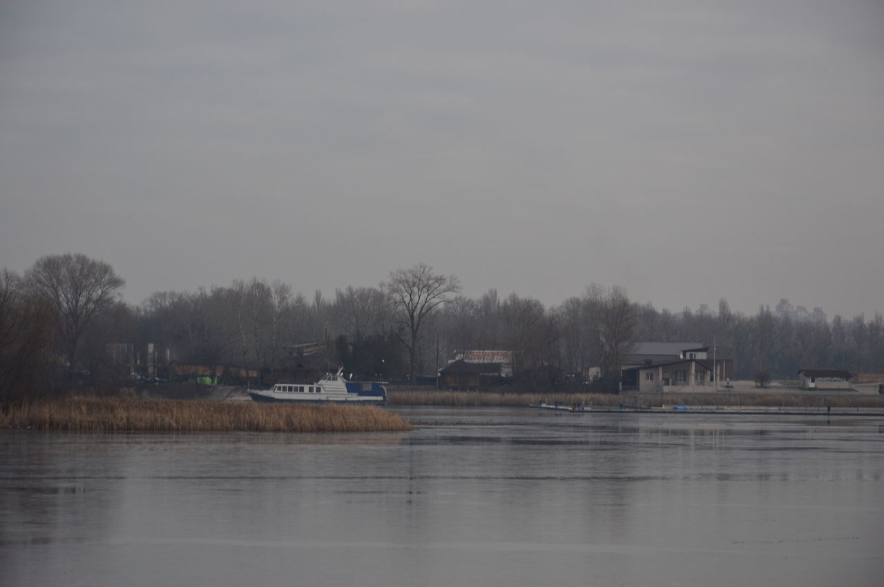 LAKE AGAINST SKY