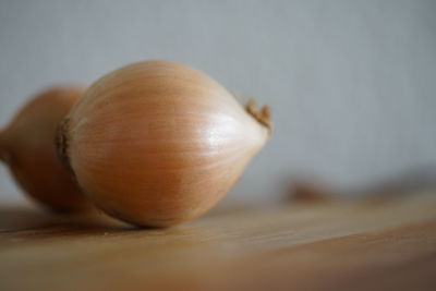 Close-up of apple on table