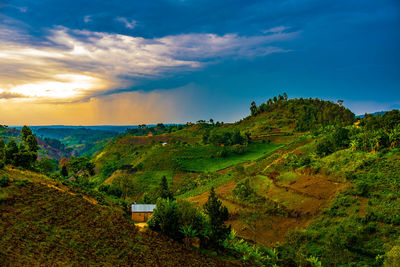 Scenic view of landscape against sky