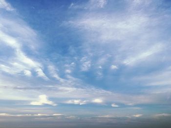 Low angle view of clouds in sky