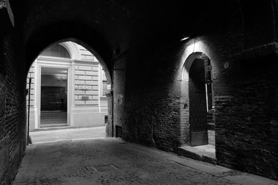 Entrance of historic building