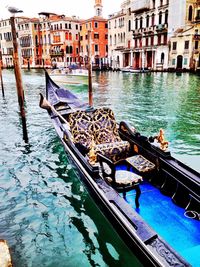 Boats in canal