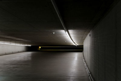 Kit - kunst im tunnel, underground gallery at riverside of rhine river in düsseldorf, germany.