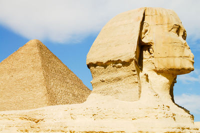 View of statue against sky