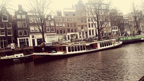 View of bridge over river