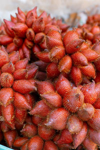 Full frame shot of strawberries