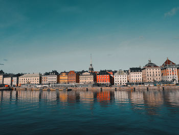 Buildings at waterfront