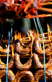 Close-up of food for sale at market stall