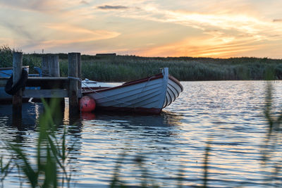 Boat in lake