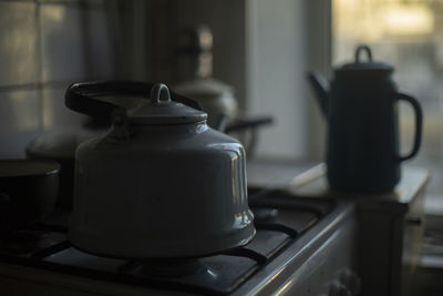 Close-up of kettle