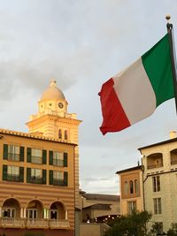 Low angle view of building against sky