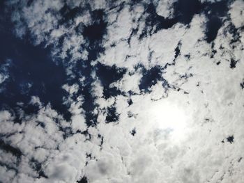 Low angle view of cloudscape