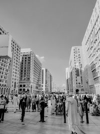 People walking on street