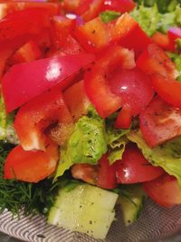 Close-up of salad