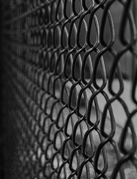 Close-up of chainlink fence