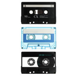 Close-up of camera against white background