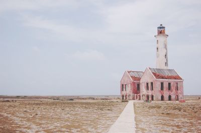 Lighthouse against sky