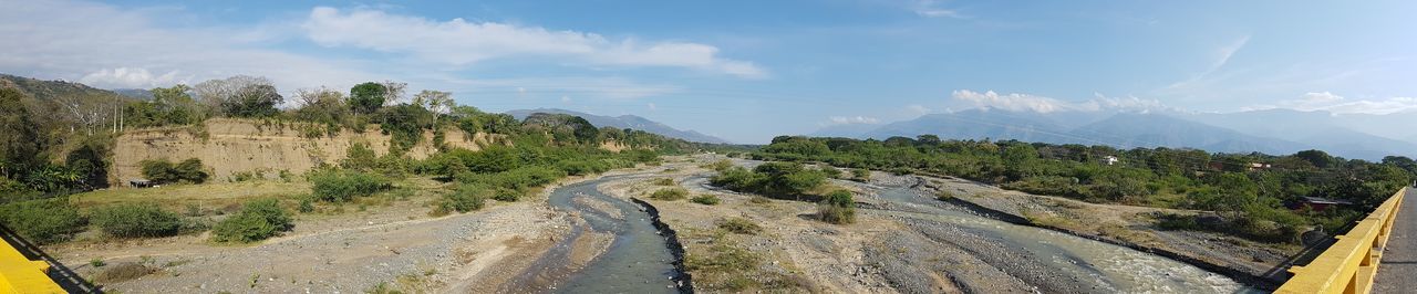 Panoramic view of landscape against sky