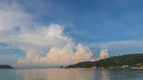 Koh tui village on koh rong island, cambodia
