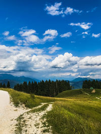 Scenic view of landscape against sky