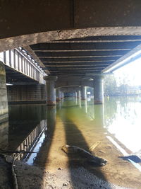 Interior of bridge