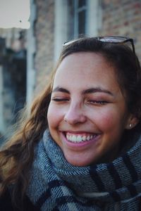 Portrait of smiling woman 