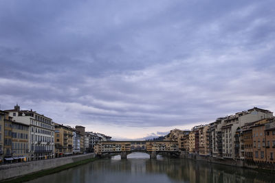 Buildings in city against sky