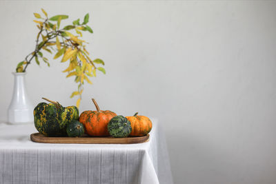 Potted plant on table