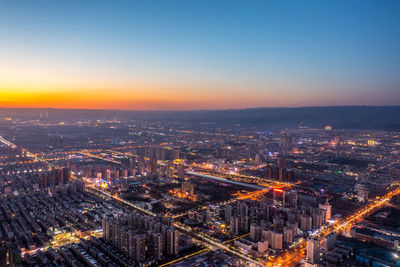 Urban landscape of jiaozuo city, henan province, china