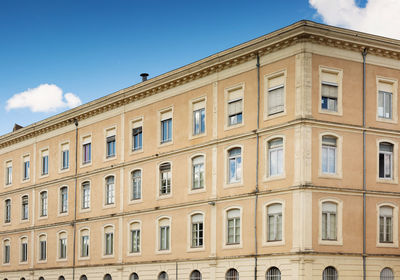 Low angle view of building against sky