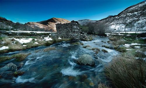 Scenic view of mountains