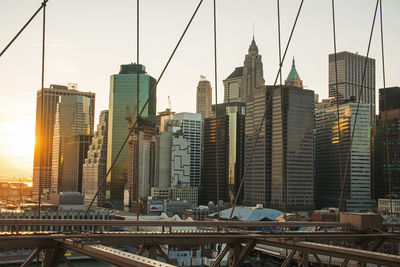 Skyscrapers in city