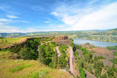 Scenic view of landscape against sky