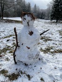 Ugly snowman