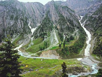Scenic view of mountains