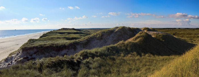 Panoramic view of sea against sky