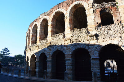Low angle view of historical building