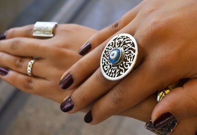 Close-up of woman's hands 