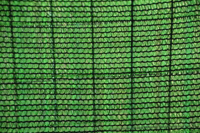 Full frame shot of green fence
