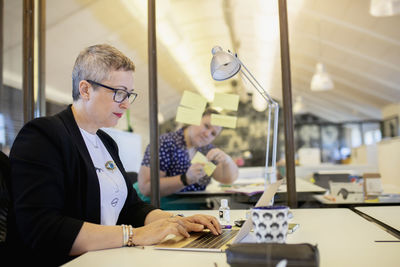 Woman working in office