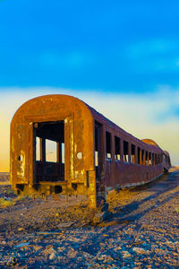 Low angle view of old building against sky